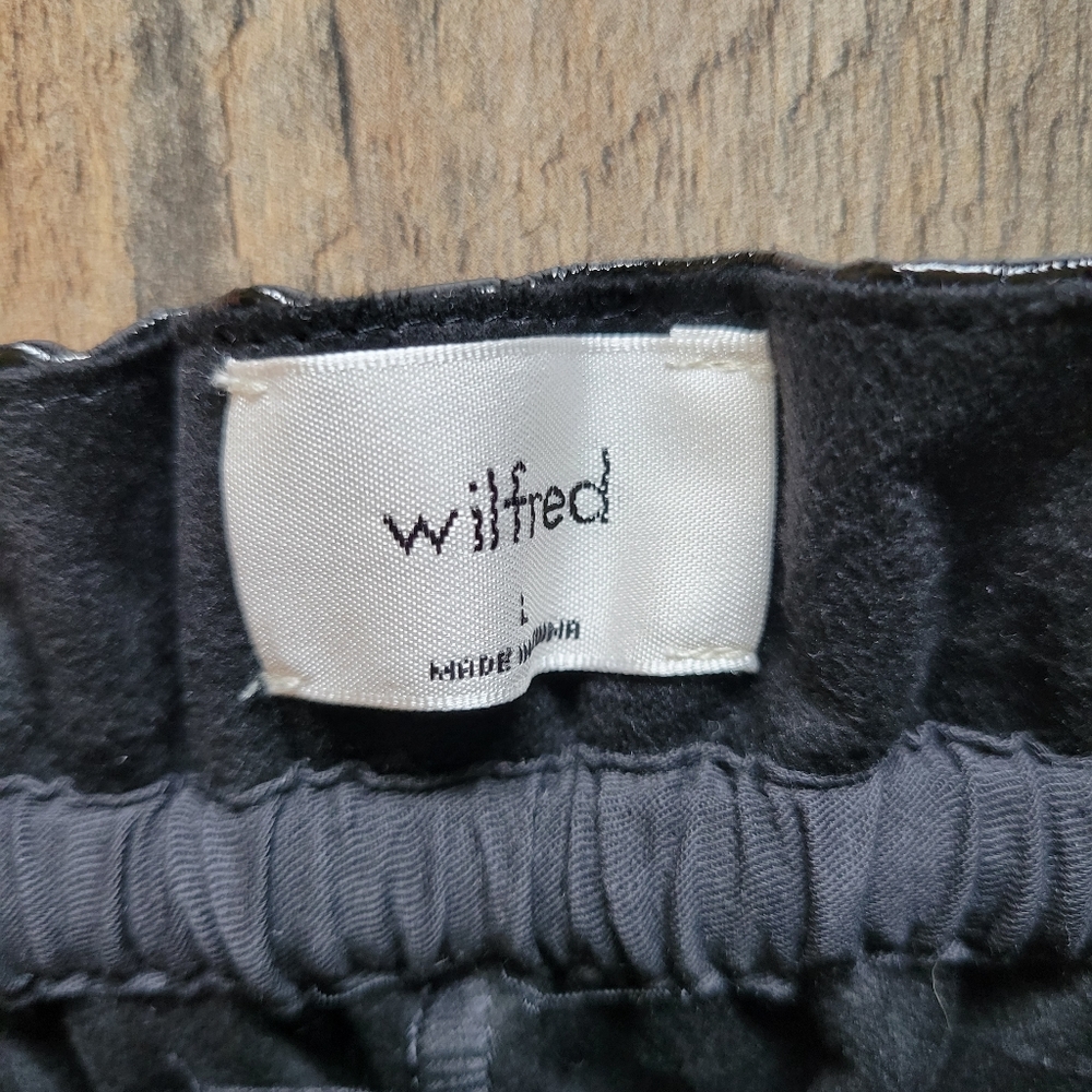 NWT Aritzia Wilfred Jive Leather Pants Large - Picture 6 of 8
